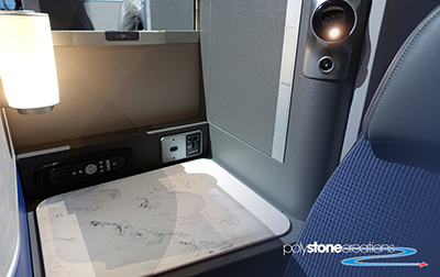 Delta Airlines SkyLite™ snack tray or work surface