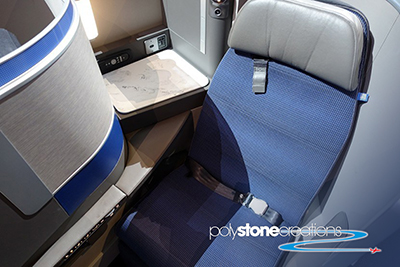 Delta Airlines SkyLite™ snack tray or work surface