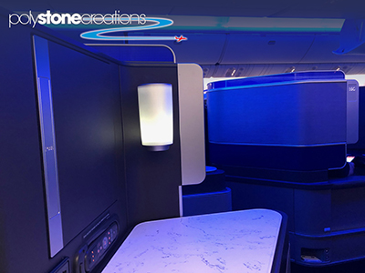 Delta Airlines SkyLite™ snack tray or work surface