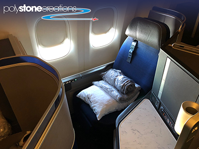 Delta Airlines SkyLite™ snack tray or work surface